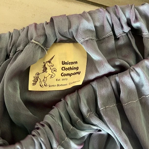 Gray iridescent fairy sheer skirt by Unicorn Clothing Company - Picture 2 of 3